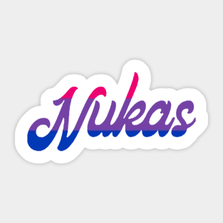 Nukas Bisexual Sticker